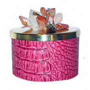 Mineral Notre Dame Candle, 18 oz. by Lisa Carrier Designs Candles Lisa Carrier Designs Hot Pink Croc 