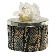 Mineral Notre Dame Candle, 18 oz. by Lisa Carrier Designs Candles Lisa Carrier Designs Faux Python 