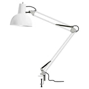 Spring Balanced 19.5" Aluminum Clamp Lamps by Midgard Lighting Midgard White 