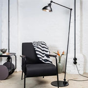 Modular 556 47" Black Aluminum Indoor Floor Lamp by Midgard Lighting Midgard 