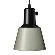 K831 9.5" Aluminum Pendant Lamps by Midgard Lighting Midgard Cement Grey Enameled 
