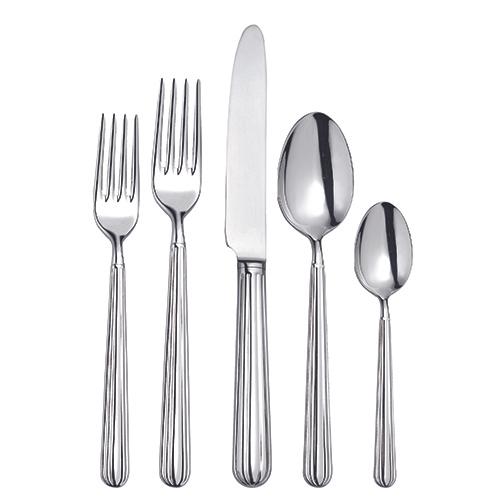 Metropolitan Flatware 5 piece Place Setting by Broggi 1818