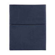 Teophile Solid Color Organic Cotton Sateen Flat Sheet by Alexandre Turpault Bedding Alexandre Turpault Twin State Blue 