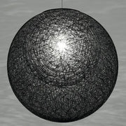 Mayuhana 2 Sphere Pendant, 17" by Toyo Ito for Yamagiwa Lighting Yamagiwa Black 