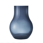 Cafu Blue Glass Vase by Sebastain Holmback and Ulrik Nordentoft Vases, Bowls, & Objects Georg Jensen Medium 