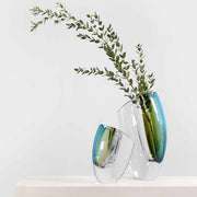 Mirage Vase Forest Green/Blue, by Göran Wärff for Kosta Boda Vases Kosta Boda 