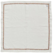 Jardin White Linen Napkins, Set of 4 by Kim Seybert Napkins Kim Seybert 