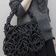 Neo33B Knotted & Twisted Neoprene Rubber Handbag by Neo Design Italy Handbag Neo Design 