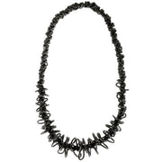 COLL12 Neo Neoprene Rubber Curly Necklace by Neo Design Italy Jewelry Neo Design Black 