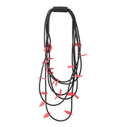 COLL125 Neo Neoprene Rubber Necklace by Neo Design Italy Jewelry Neo Design Red 