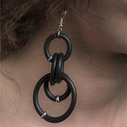 ORE111 Neo Neoprene Rubber Earrings by Neo Design Italy Jewelry Neo Design 