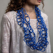 COLL03L Neo Neoprene Rubber Twisted Necklace by Neo Design Italy Jewelry Neo Design 