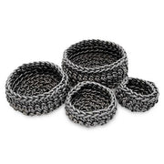 Classico Round Neoprene Rubber Basket, Set of 5 by Neo Design Italy Baskets Neo Design 