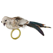 Glam Bird 8.25" Napkin Ring Set of 4 by Kim Seybert Napkin Rings Kim Seybert 