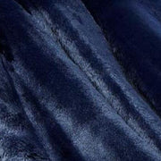 Faux Fur Scarf by Evelyne Prelonge Paris Scarves Evelyne Prelonge Navy Blue 