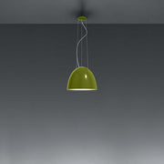 Nur Suspension Lamp by Ernesto Gismondi for Artemide Lighting Artemide Gloss Green Mini Traditional Socket