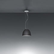 Nur Suspension Lamp by Ernesto Gismondi for Artemide Lighting Artemide Anthracite Grey Mini Traditional Socket