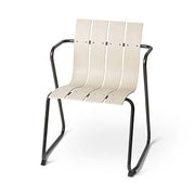 Ocean Chair, Set of 4 by Jorgen & Nanna Ditzel for Mater Furniture Mater Sand 