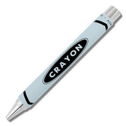 Crayon Chrome Retractable Rollerball Pen. Limited Edition by Acme Studio Pen Acme Studio Light Blue 