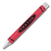 Crayon Chrome Retractable Rollerball Pen. Limited Edition by Acme Studio Pen Acme Studio Red 