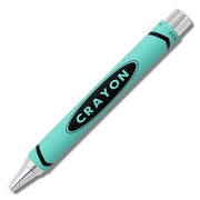 Crayon Chrome Retractable Rollerball Pen. Limited Edition by Acme Studio Pen Acme Studio Teal 