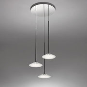 Orsa Suspension Lamp by Foster & Partners for Artemide Lighting Artemide Orsa 21 Chandelier 3x7 