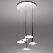 Orsa Suspension Lamp by Foster & Partners for Artemide Lighting Artemide Orsa 21 Chandelier 5x7 