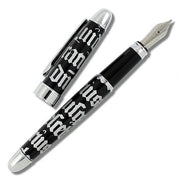 Gothic Script Silver Pen by Rod Dyer for Acme Studio Pen Acme Studio Fountain Pen 