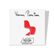 Panton Chair Red Pin by Verner Panton for Acme Studio Pin Acme Studio 
