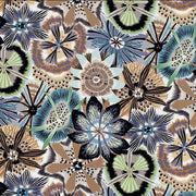 Passiflora Cotton Floral Fabric by Missoni Home Fabric Missoni Home T60 