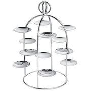 Latitude Silverplated 10.5" 12 Dish Pastry Stand by Ercuis Cake Server Ercuis 
