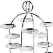 Latitude Silverplated 10.5" 12 Dish Pastry Stand by Ercuis Cake Server Ercuis 