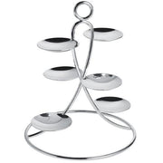 Latitude Silverplated 8" 6 Dish Pastry Stand by Ercuis Cake Server Ercuis 