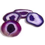 Pedra Agate Coasters Set of 4 by ANNA New York Coasters Anna 