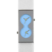 Bi Blue Wrist Watch by Karim Rashid for Acme Studio Watch Acme Studio Blue with White Strap 