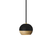Ray LED Pendant, Black, 4.6" by Pederjessen for Mater Lighting Mater 