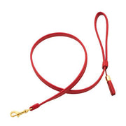 Red Calfskin Dog Leash with Tassel by Olivia Riegel Pets Olivia Riegel 