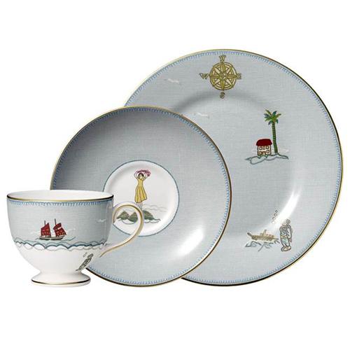 Sailor's Farewell 3-Piece Tea Set by Kit Kemp for Wedgwood - Amusespot ...