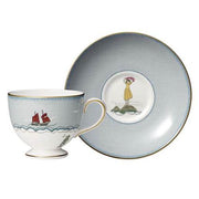 Sailor's Farewell Tea Cup & Saucer Set by Kit Kemp for Wedgwood Dinnerware Wedgwood Cup and Saucer 