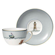 Sailor's Farewell Breakfast Cup & Saucer Set by Kit Kemp for Wedgwood Dinnerware Wedgwood 