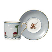 Sailor's Farewell Espresso Cup & Saucer Set by Kit Kemp for Wedgwood Dinnerware Wedgwood 