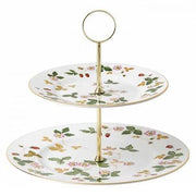 Wild Strawberry Two-Tier Cake Stand by Wedgwood PARTS Dinnerware Wedgwood 