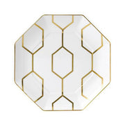 Arris White Octagonal Accent Plate, 9" by Wedgwood Dinnerware Wedgwood 