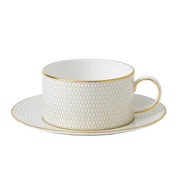 Arris Tea Cup & Saucer, 6 oz by Wedgwood Dinnerware Wedgwood 