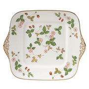 Wild Strawberry Square Cake Plate, 10.75" by Wedgwood Dinnerware Wedgwood 