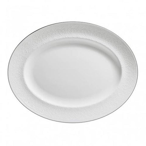 English Lace Oval Platter, 13.75" by Wedgwood