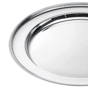 Perles Silverplated Round Dishes by Ercuis Trays Ercuis 