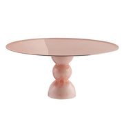 Madame Footed Stand, PVD Rum with Pink Base by Sambonet Cake Plate Sambonet 