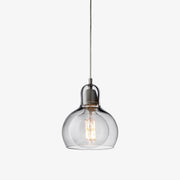 Mega Bulb SR2 Pendant Suspension Lamp by Sofie Refer for &tradition &Tradition Silver Lustre/Clear Cord 