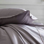 Teophile Solid Color Organic Sateen Pillow Cases by Alexandre Turpault Bedding Alexandre Turpault 